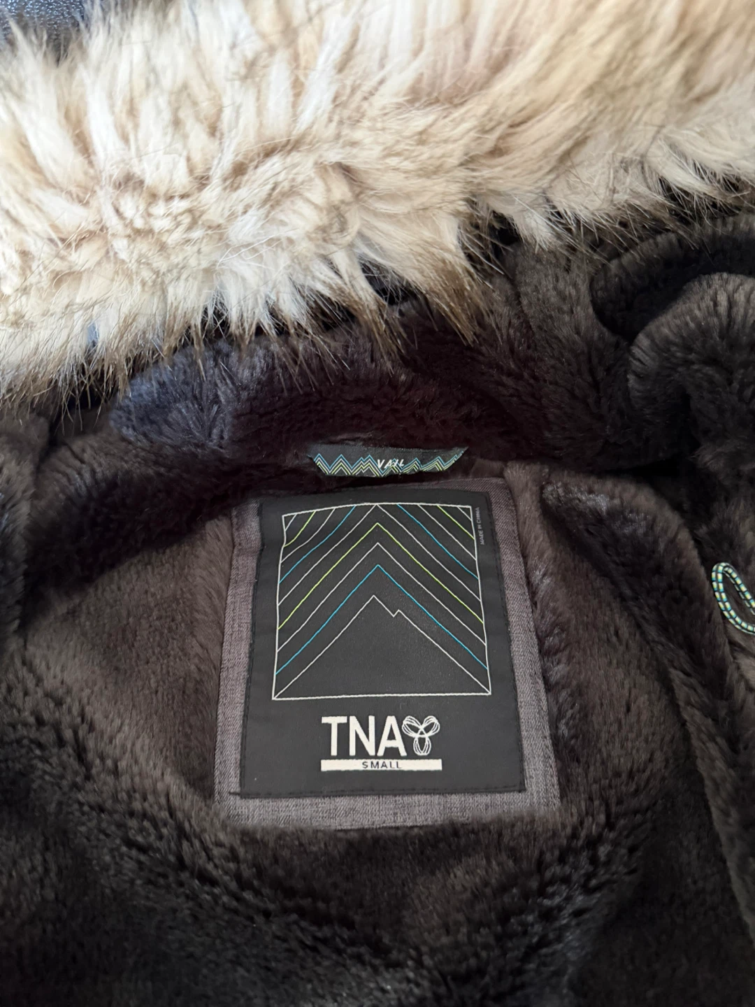 TNA Grey Winter Jacket - Size Small - photo 3