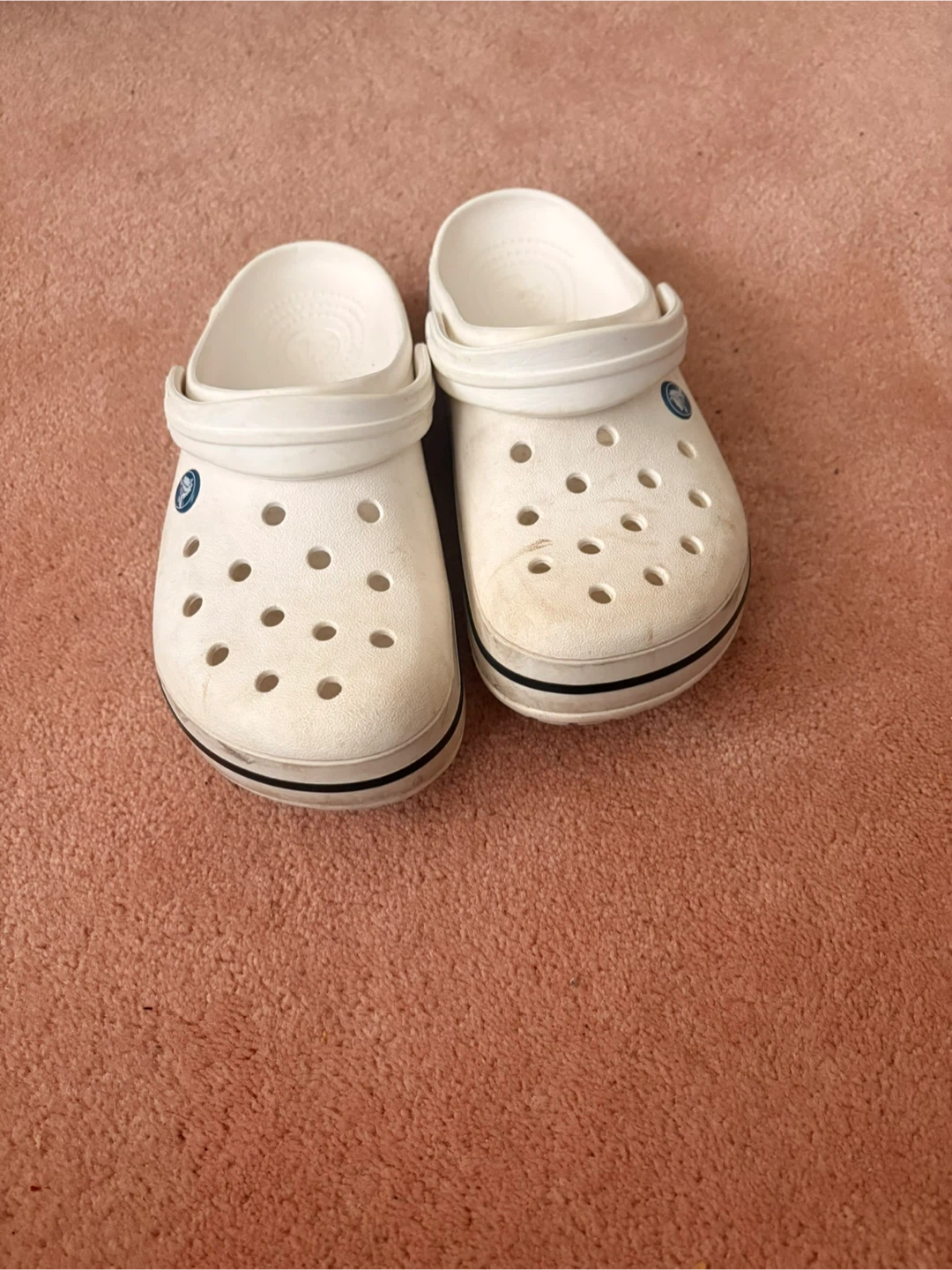 Crocs White, Men's 7/Women's 9