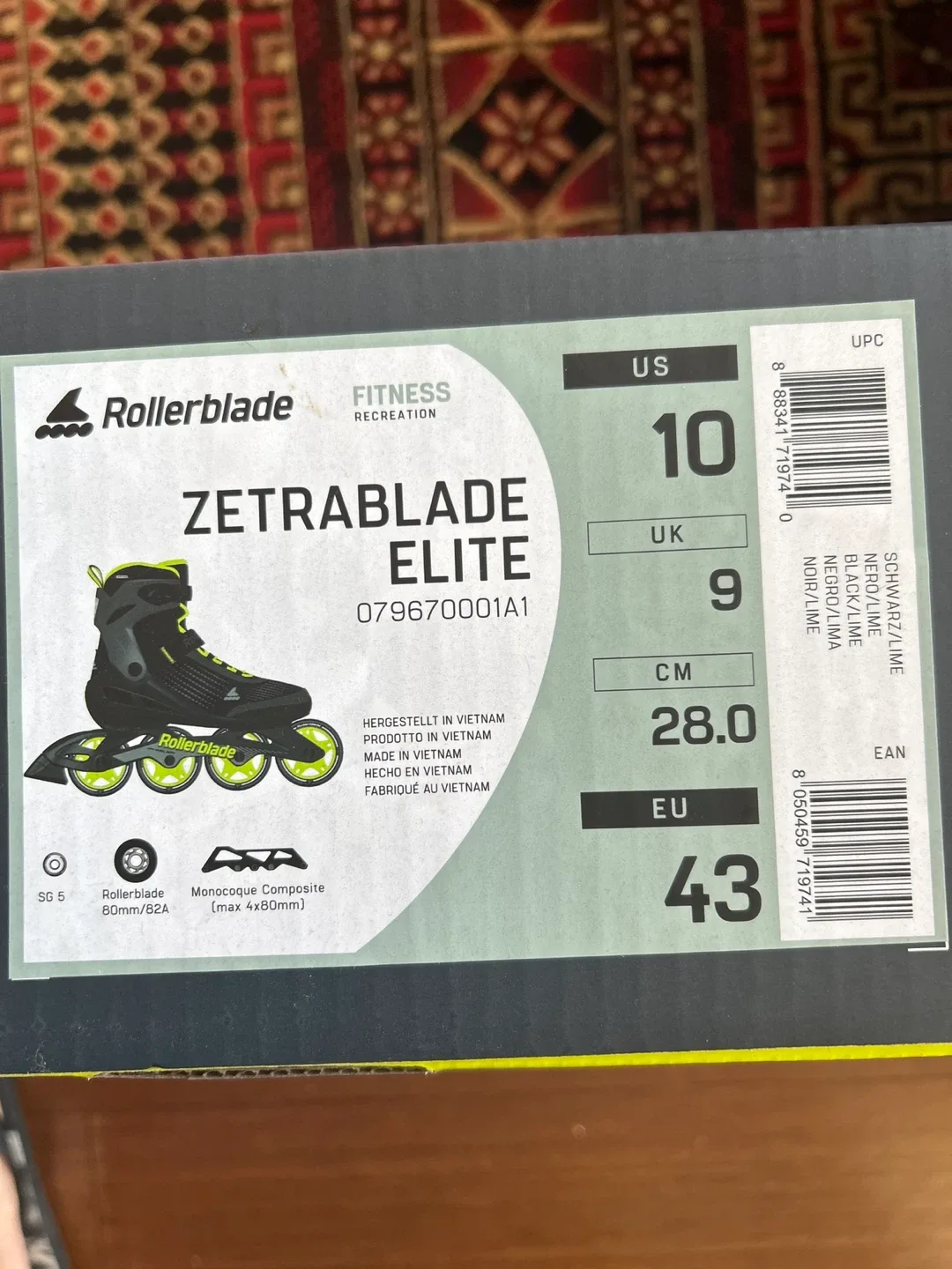 Rollerblade Zetablade Elite Inline Skates US 10 image indicator(4)