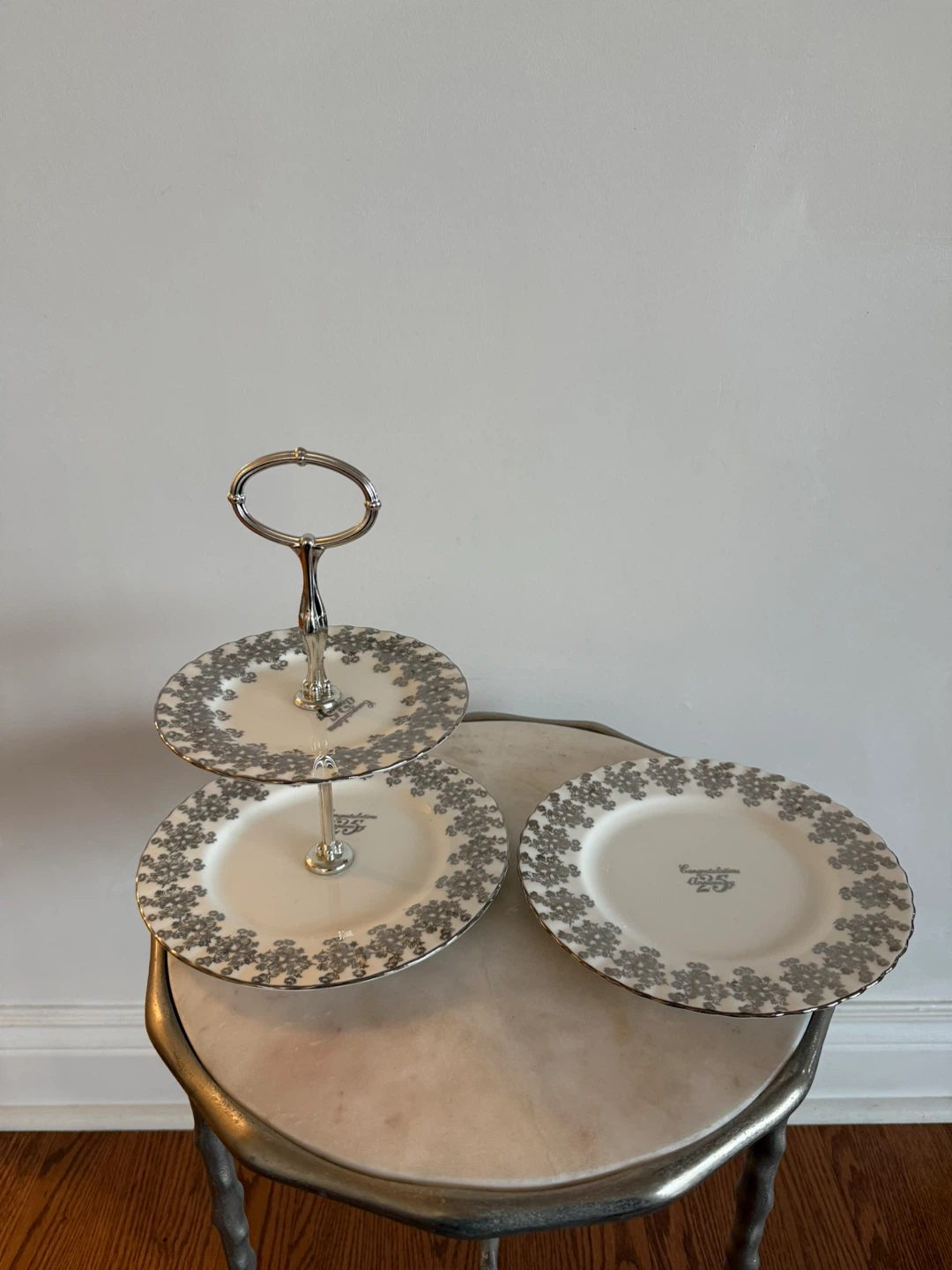 Royal Albert Bone China England Tiered Plate Stand