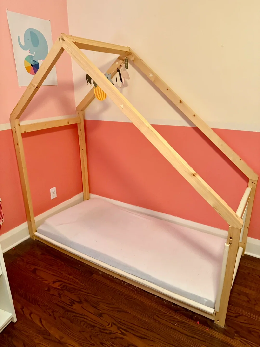 Kids' House Bed Frame and Mattress 🥕