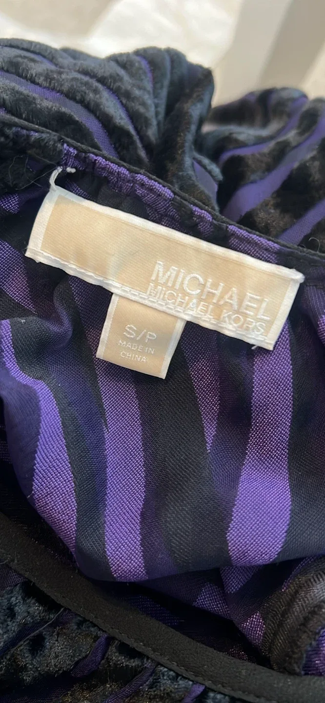 Michael Kors Tiger Velvet Jacquard Dress image indicator(10)