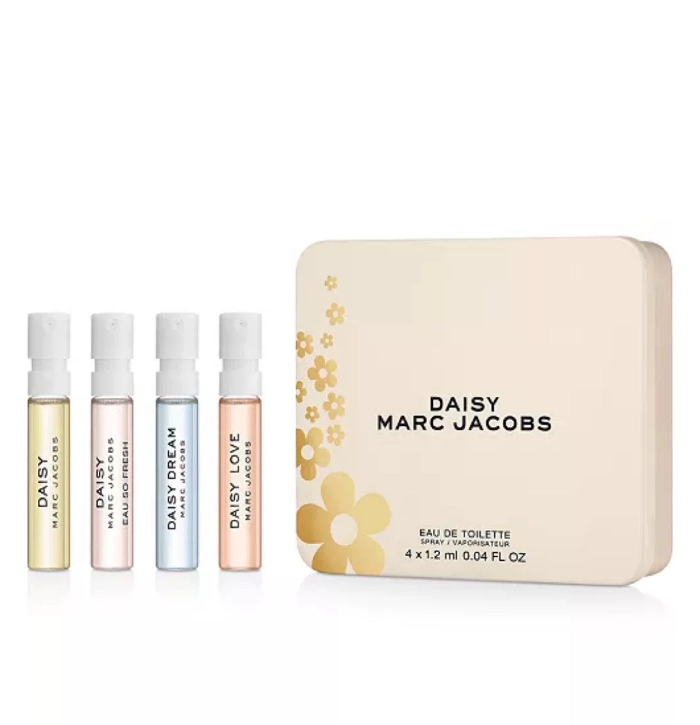 New Daisy Marc Jacobs Eau de Toilette Spray (Mini) 4 x 1.2 ml