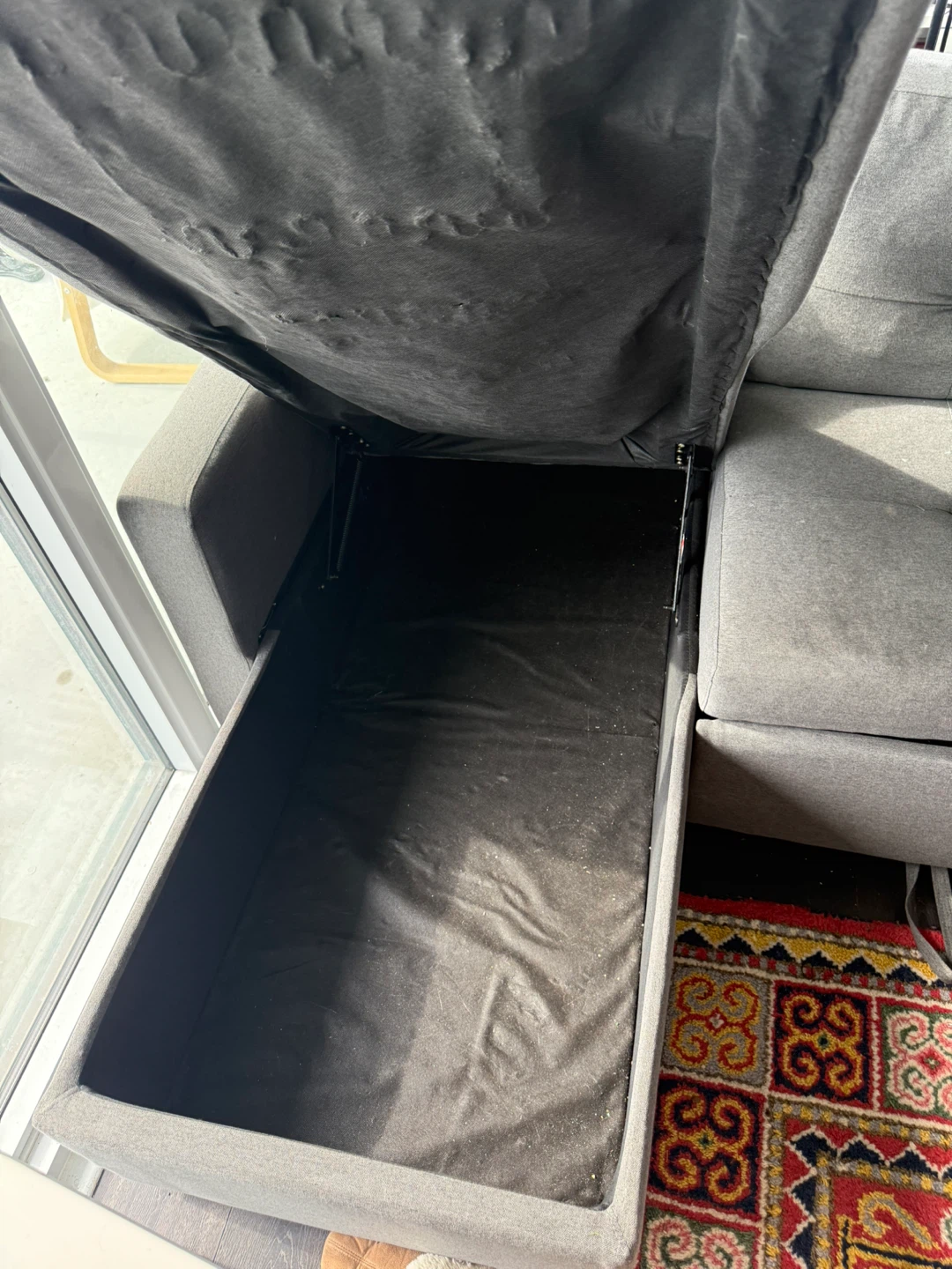 Urgent Grey Sectional Sofa with Storage - photo 3