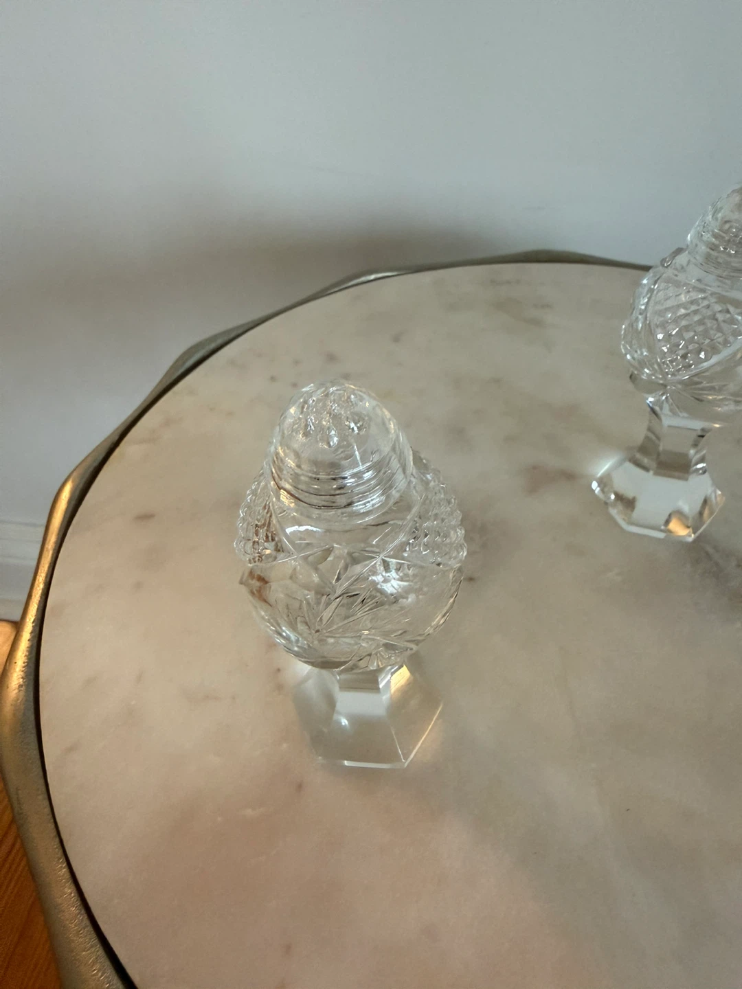 Crystal Salt and Pepper Shakers - photo 2
