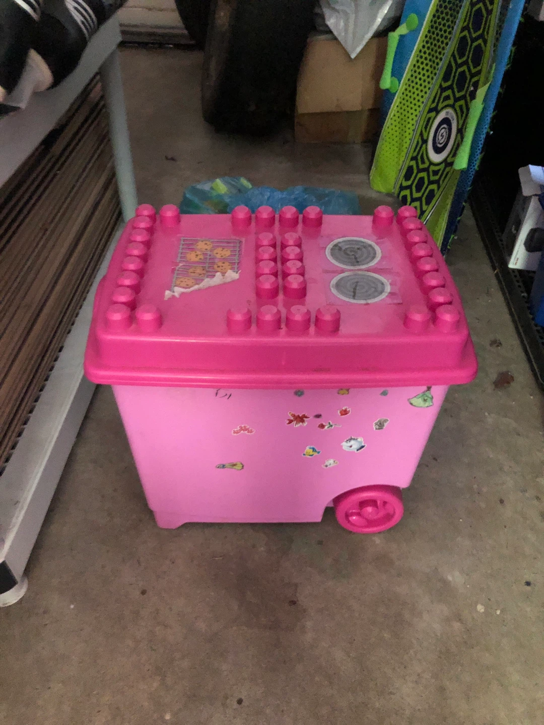 Girls Big Block Lego with Tote. Girls Big Block Lego with Tote.