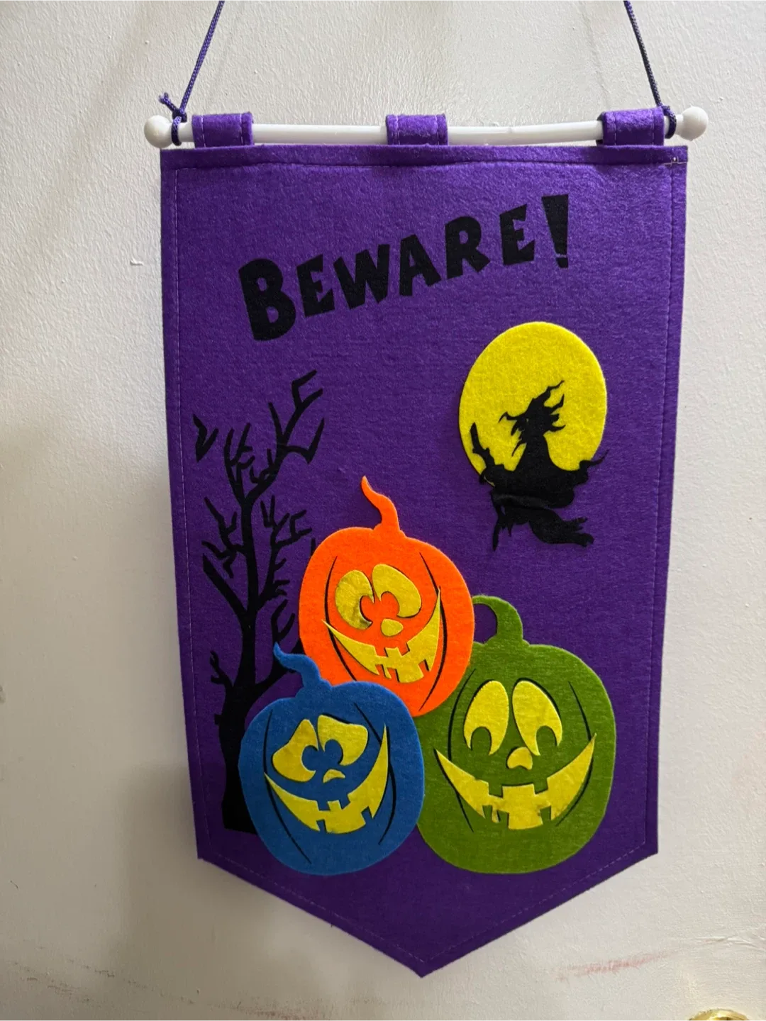 🥕Halloween Beware! Felt Wall Hanging thumbnail