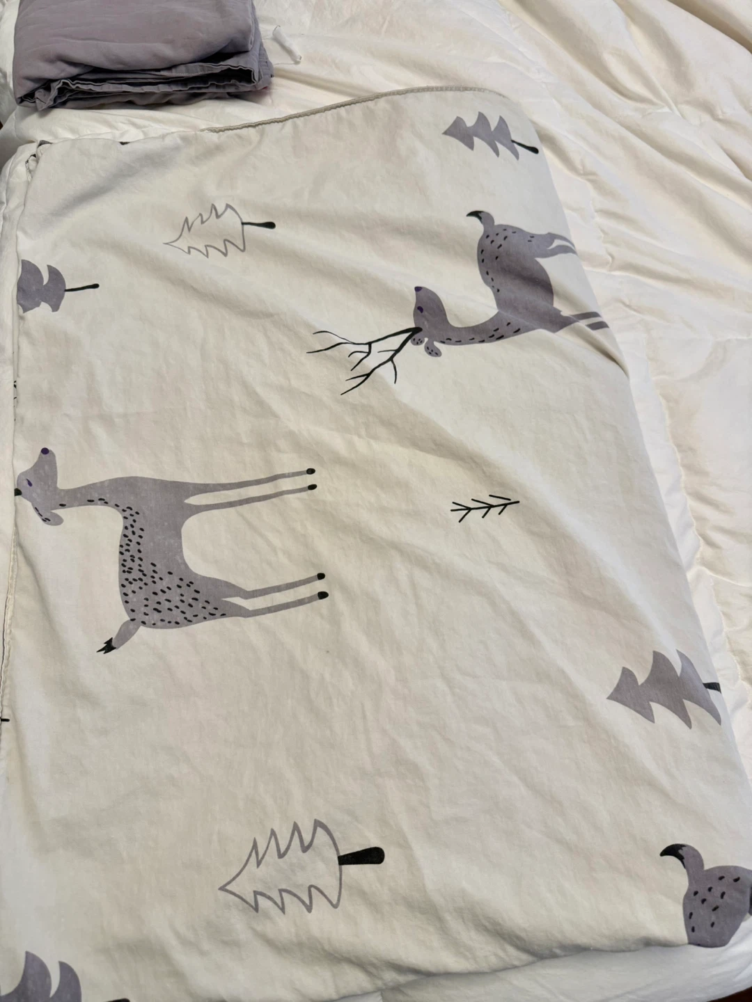 Two queen size Bedding Sets - Zebra and Forest - photo 4