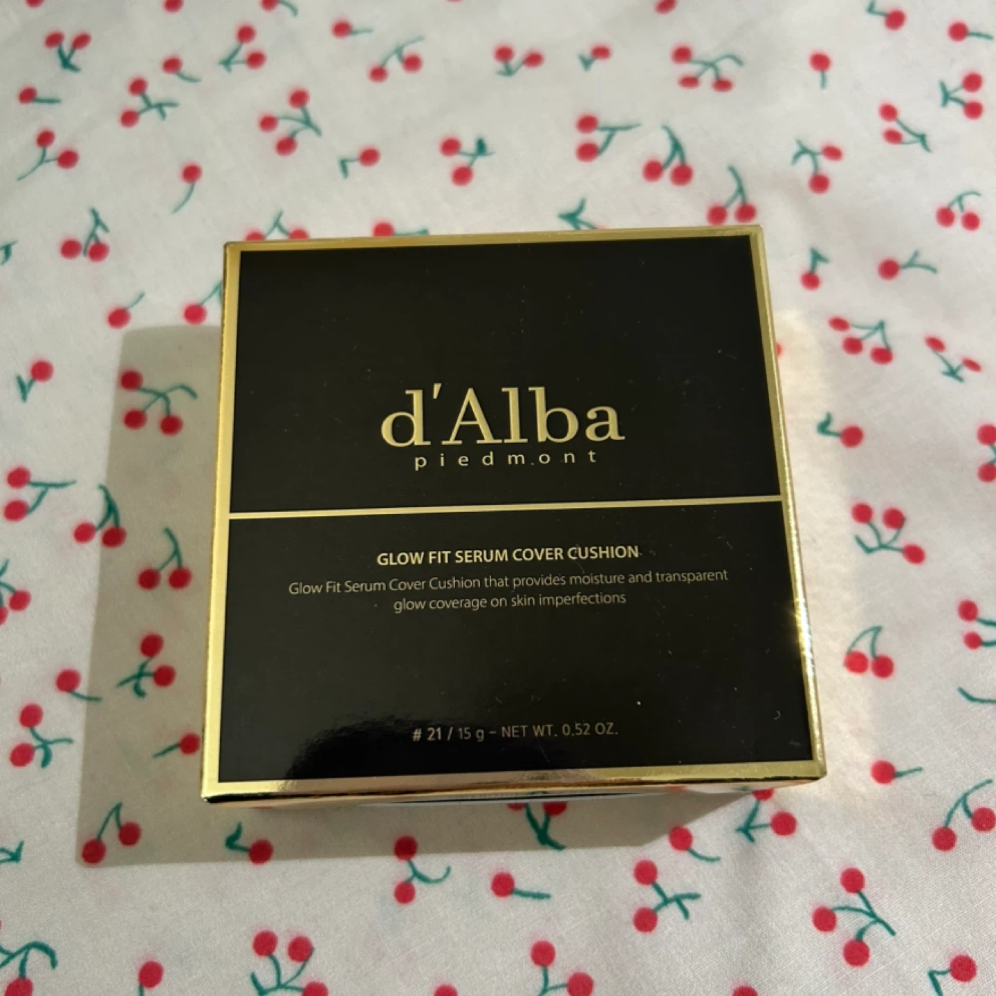 [New] d'Alba Glow Fit Serum Cover Cushion #21 + 2 Refills