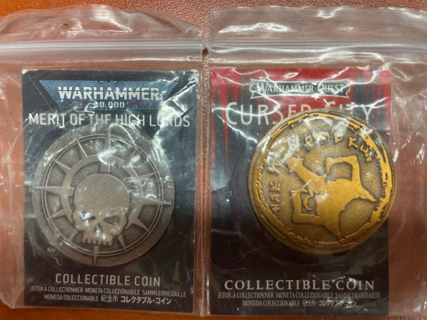 Warhammer Collectible Coins $10 for both image indicator(2)
