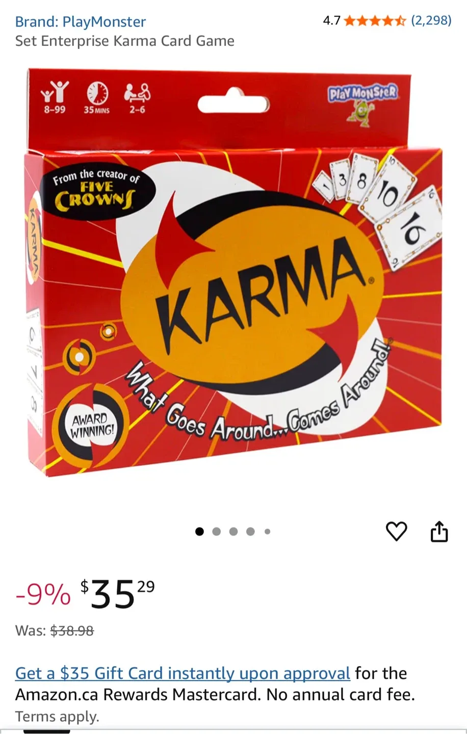 Karma Card Game by PlayMonster image indicator(2)