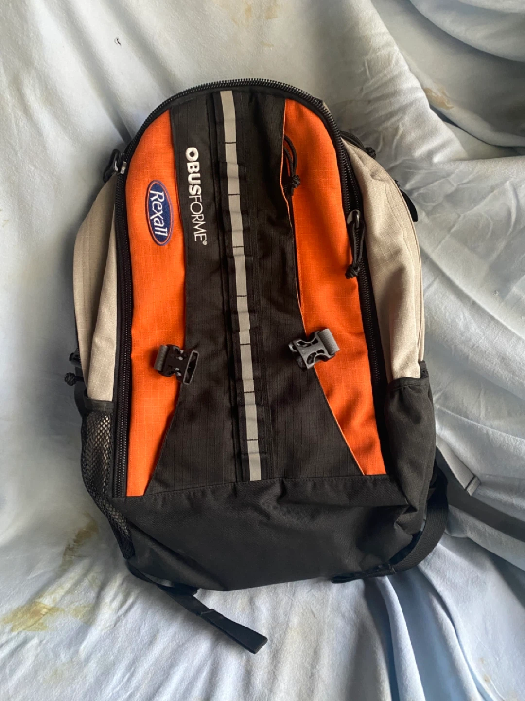 ObusForme Rexall Backpack - Orange/Black