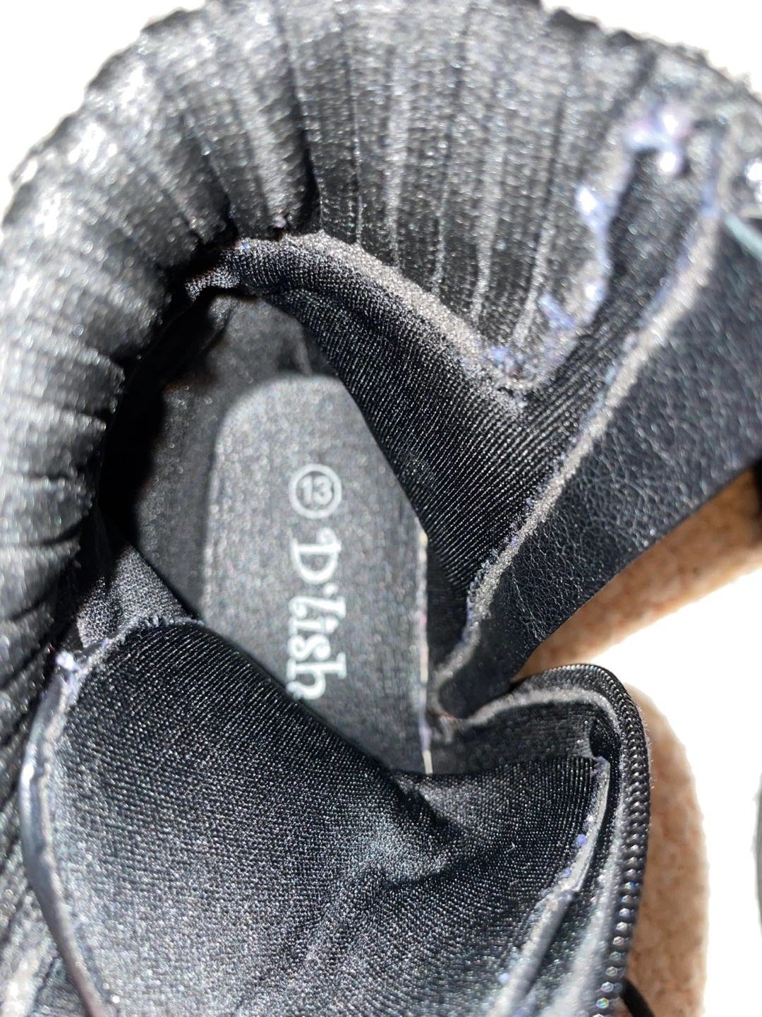 Girls Black Boots. Size 13 - photo 5