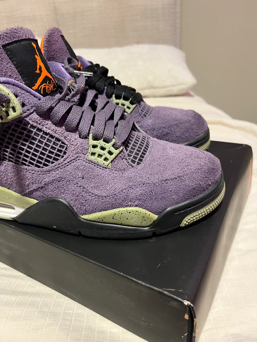 Nike Air Jordan 4 Canyon Purple Size 9 - photo 2