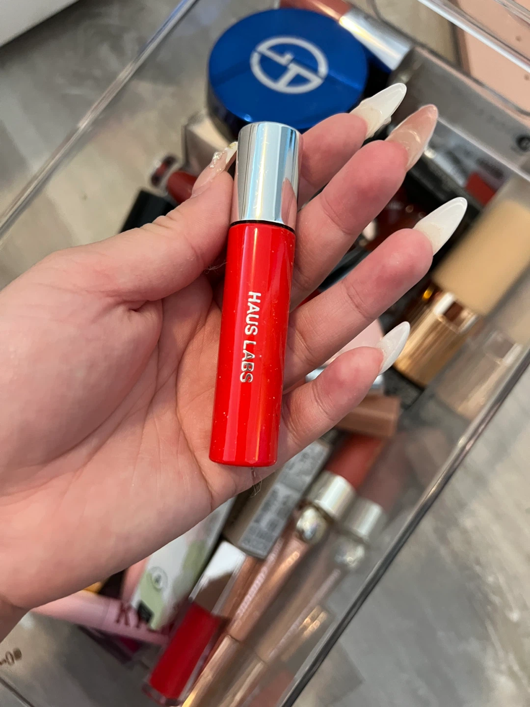 Haus Labs Cherry Shine Lipstick