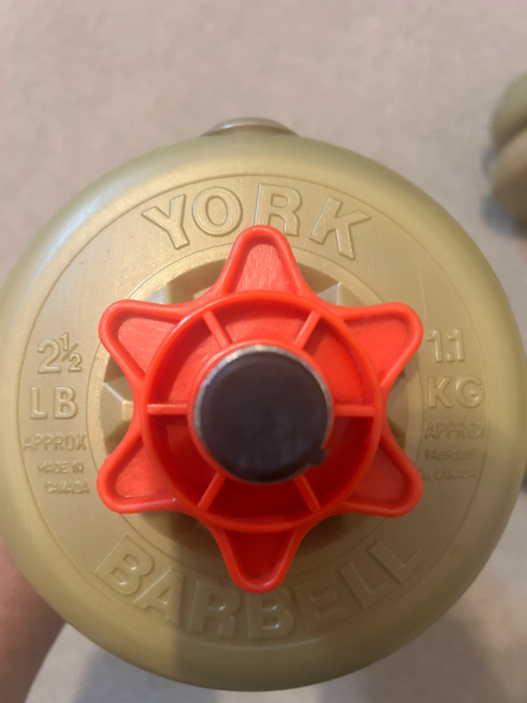 York Barbell 2.5lb Weights - Pair - photo 2