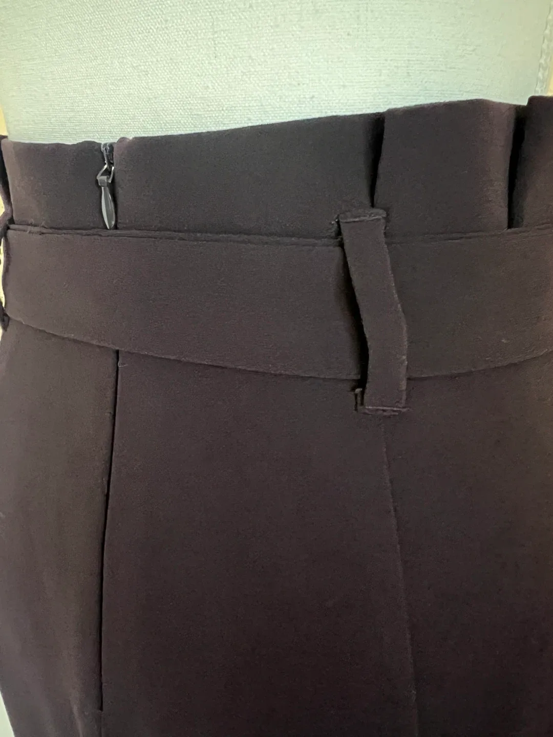 RW&CO. Purple Belted Pencil Skirt - Size 2 image indicator(4)