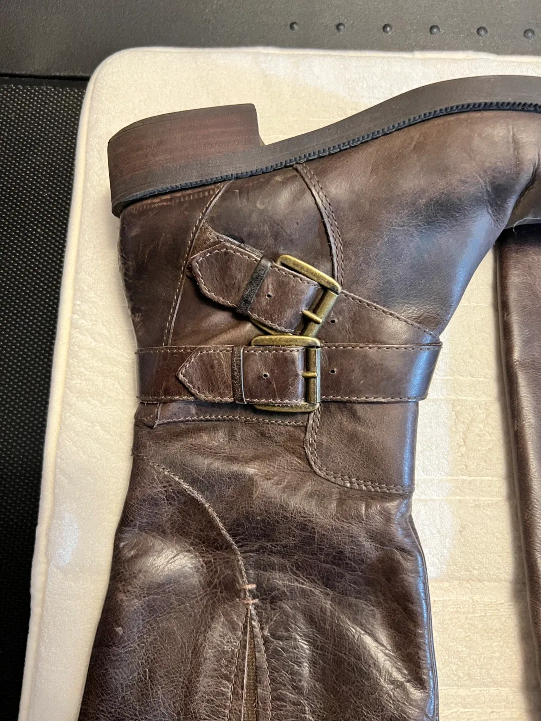 Brown Leather Riding Boots image indicator(3)