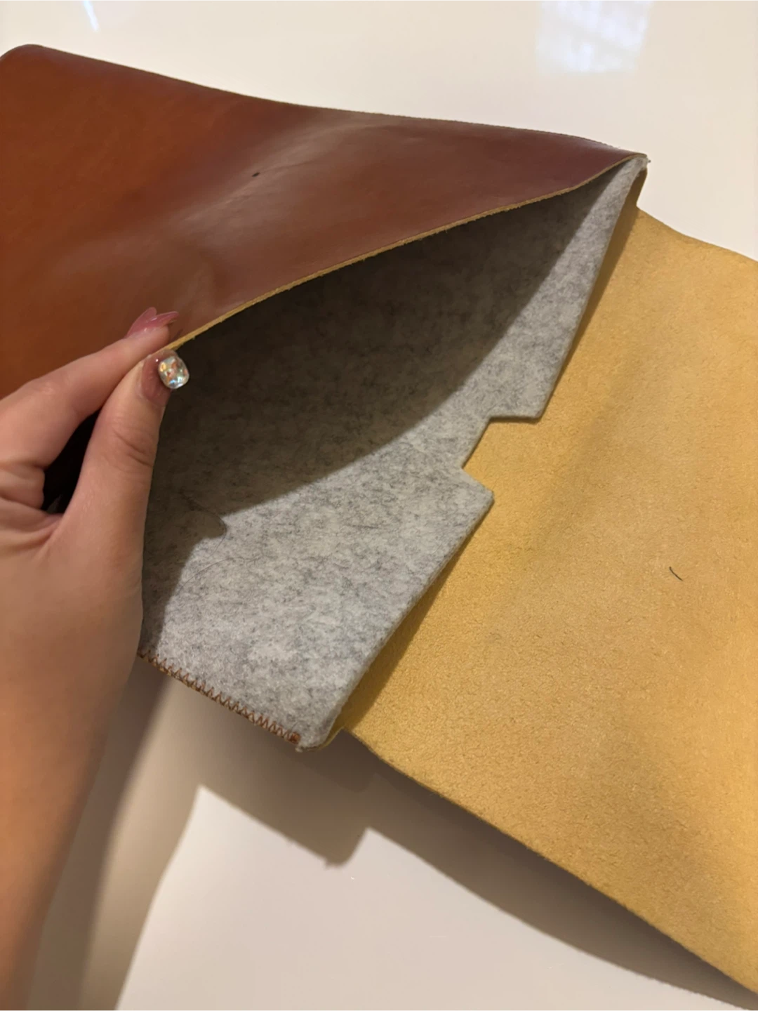 Leather Laptop Sleeve - photo 3