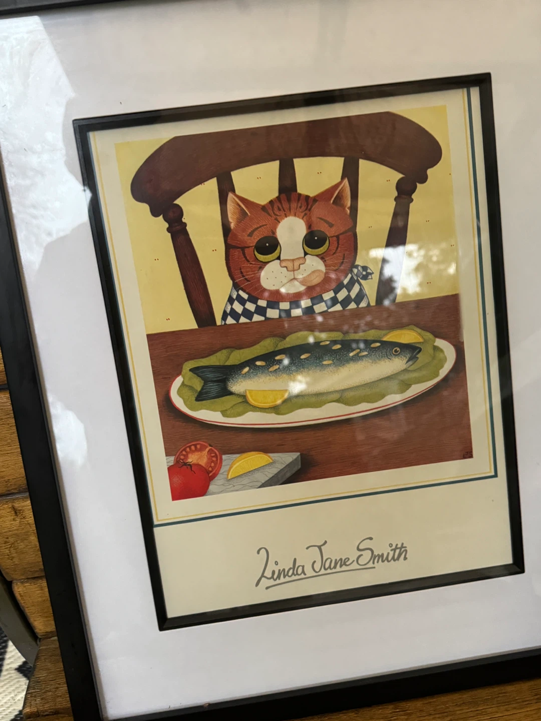 Linda Jane Smith Framed Cat Print - photo 2