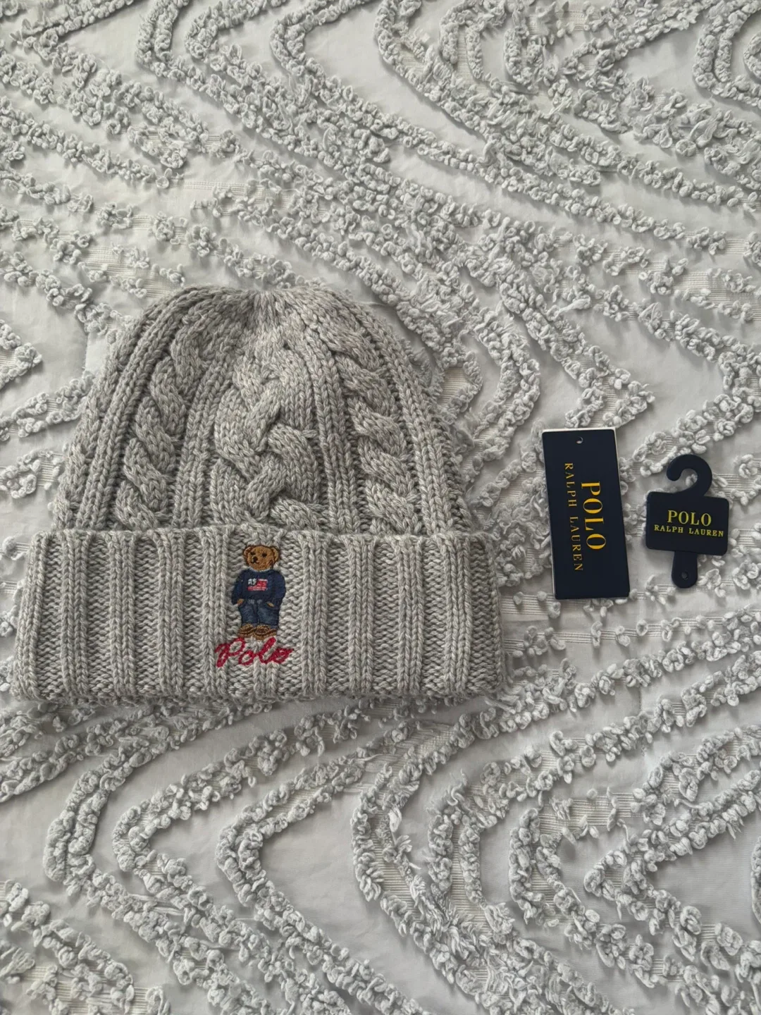 Polo Bear Knit Beanie thumbnail