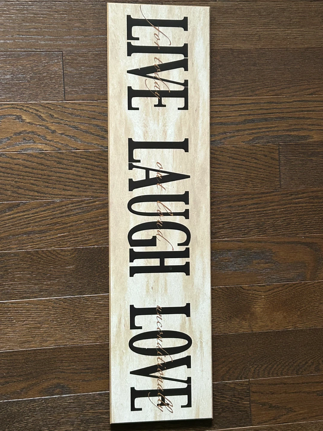 Live Laugh Love Wooden Sign