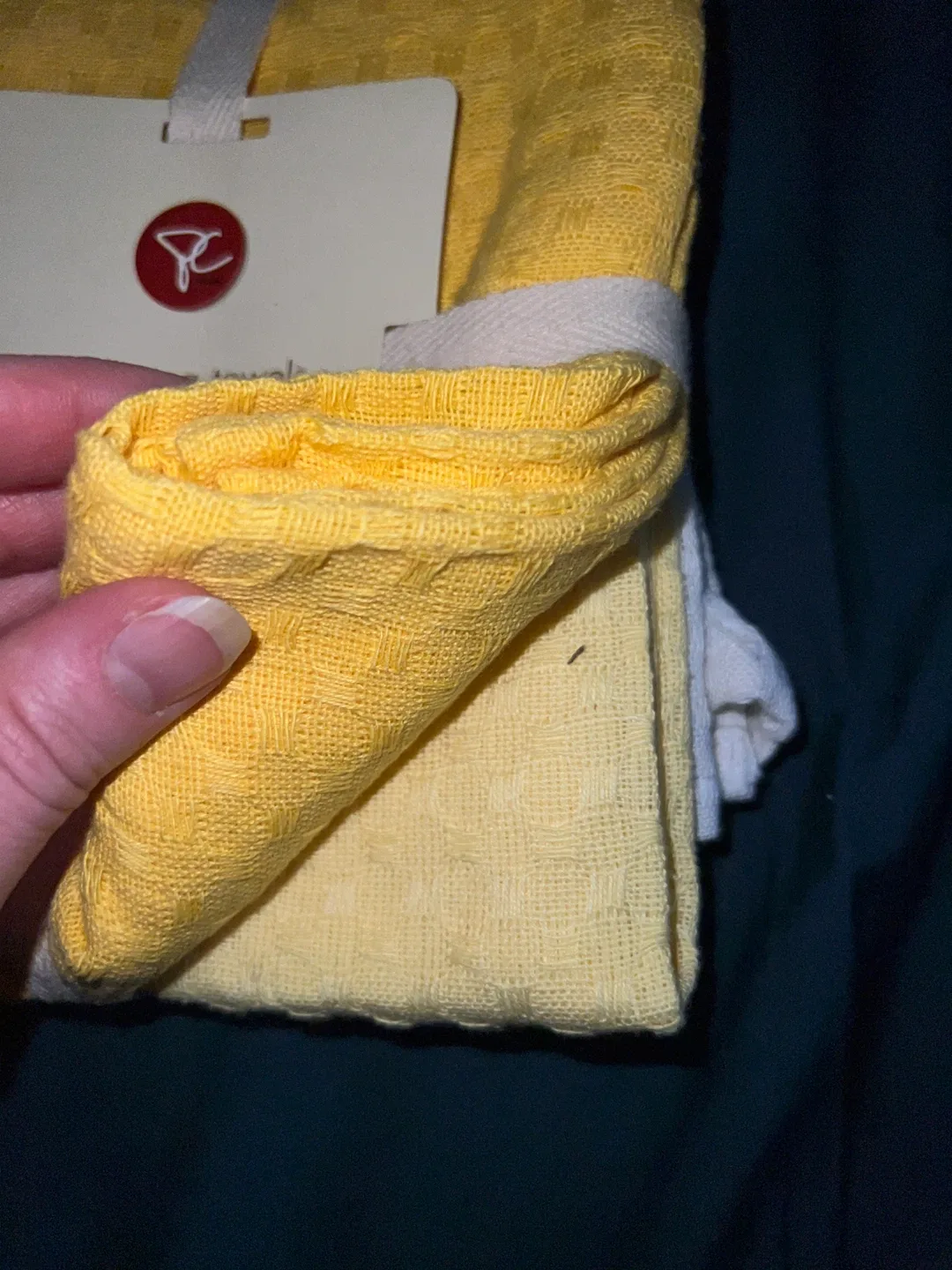 PC Home Waffle Tea Towels - Set of 3 🥕 image indicator(2)