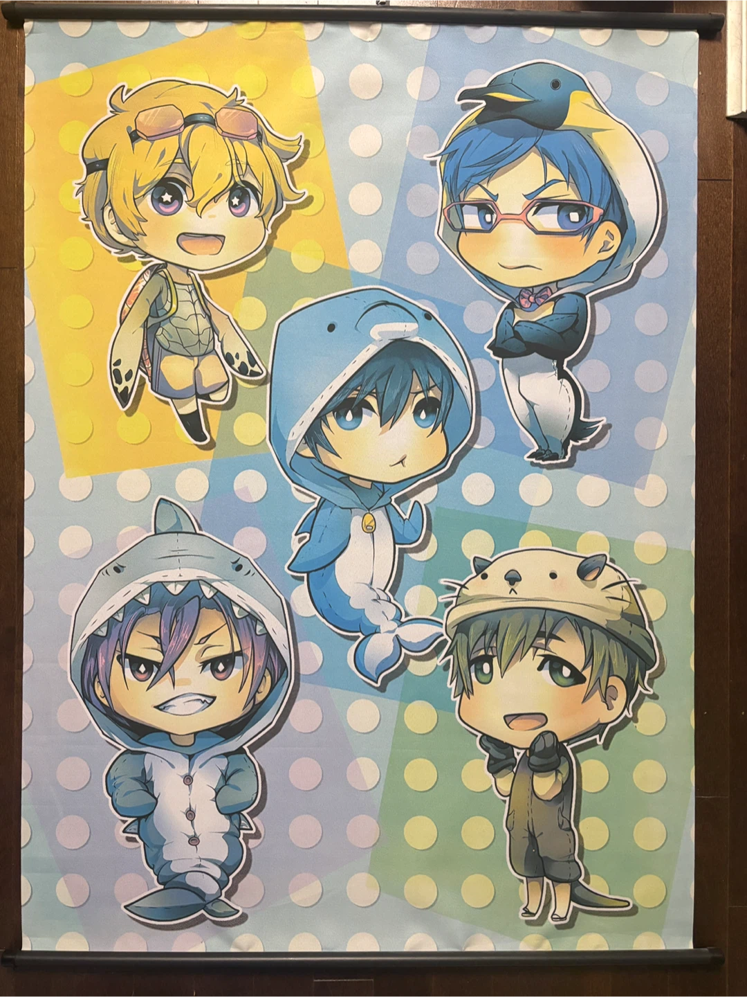 “Free!” Anime fabric wall scroll poster