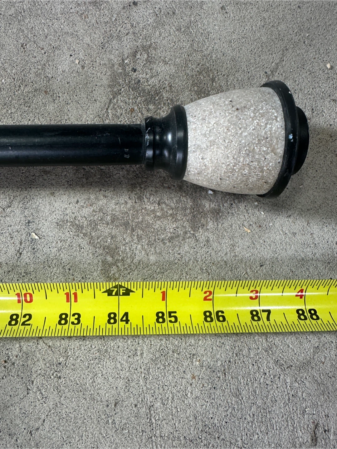 Black Curtain Rod - photo 3