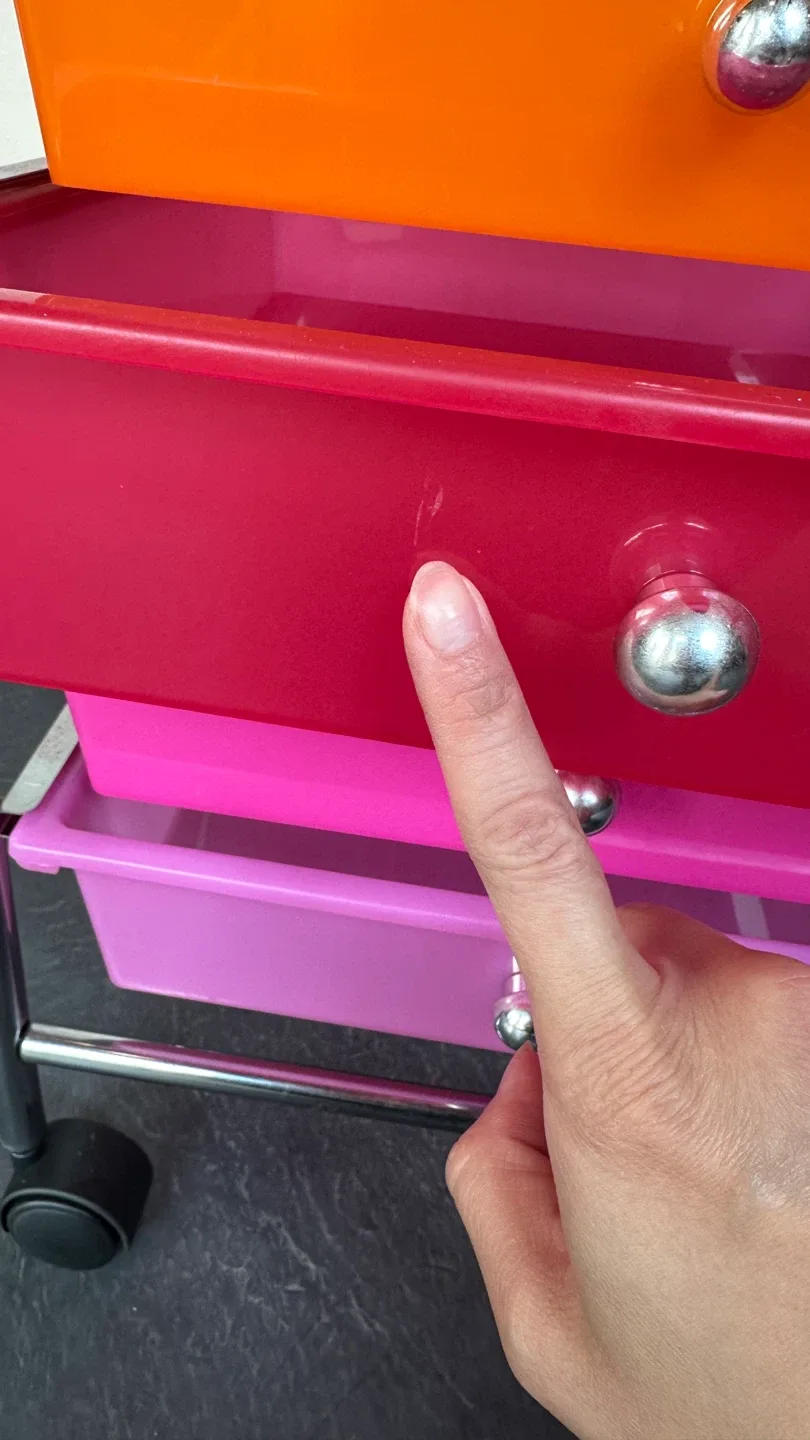 Rolling Cart with Multicoloured Drawers image indicator(6)