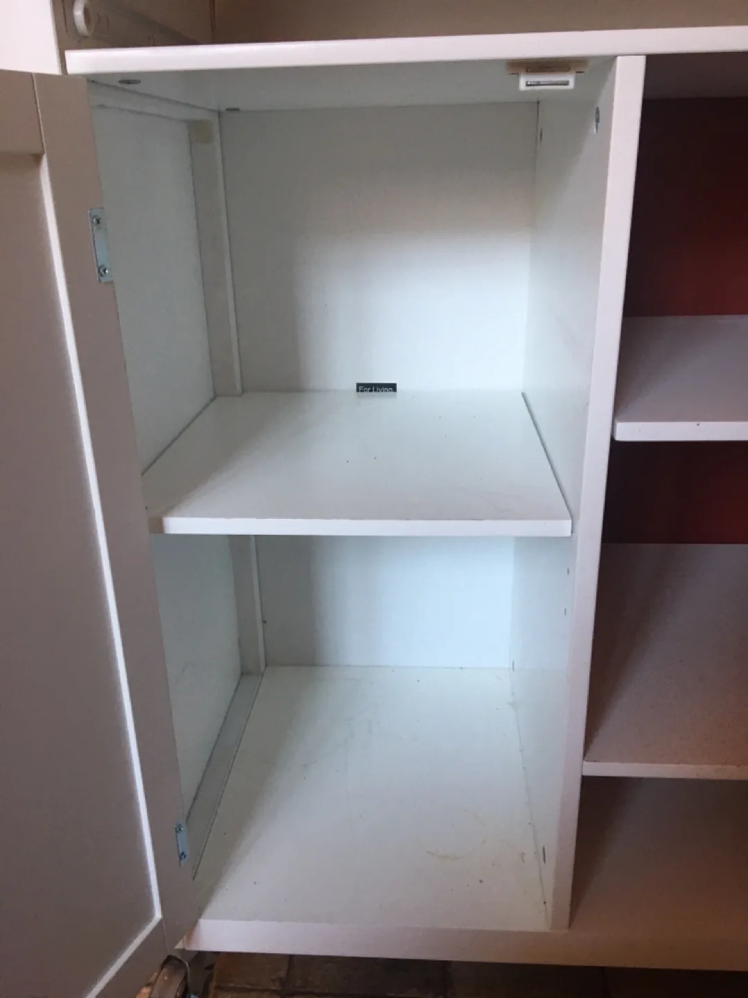 White Kitchen Island Cart with Wood Top image indicator(3)