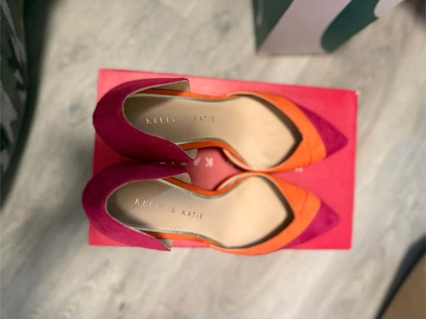Kelly & Katie Heels - Size 8 - Pink & Orange image indicator(3)