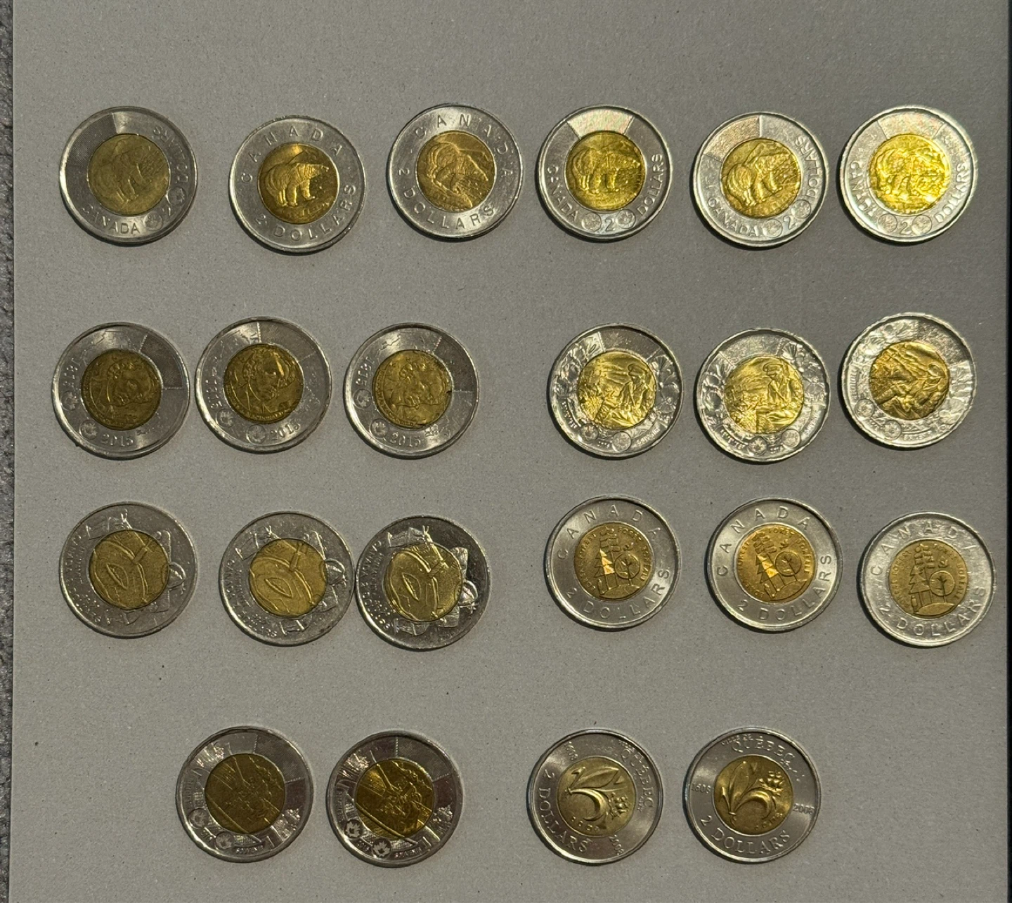 Canadian Toonie, Dollar, Quarter Trade or Sell