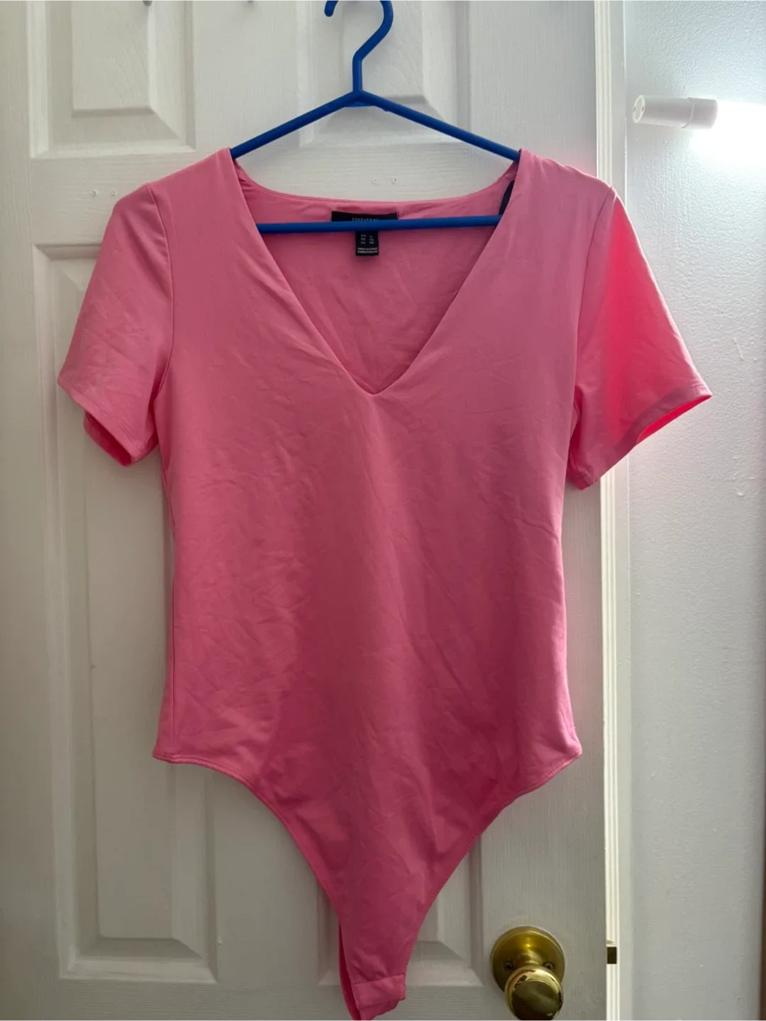 Forever 21 Pink Bodysuit - Size M thumbnail