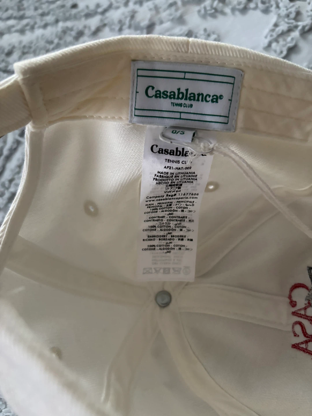Casablanca Casa Sport Twill Hat - photo 4