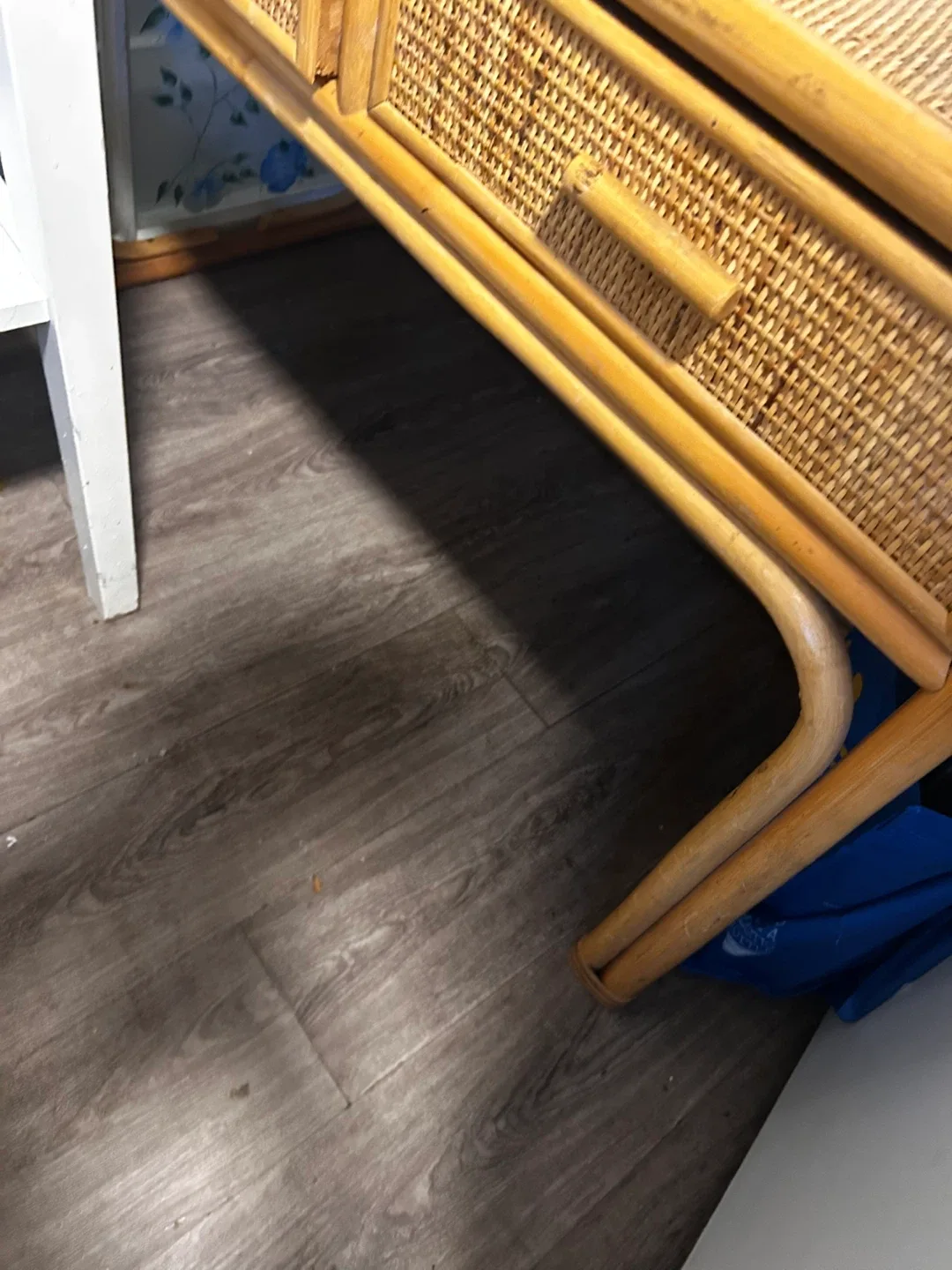 Wicker Rattan Bench/Table image indicator(3)