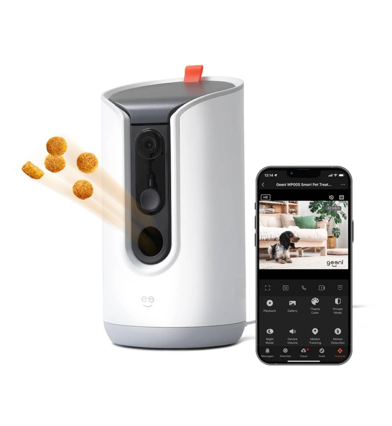 Geeni PetConnect Treat Cam Smart Pet Feeder - photo 2