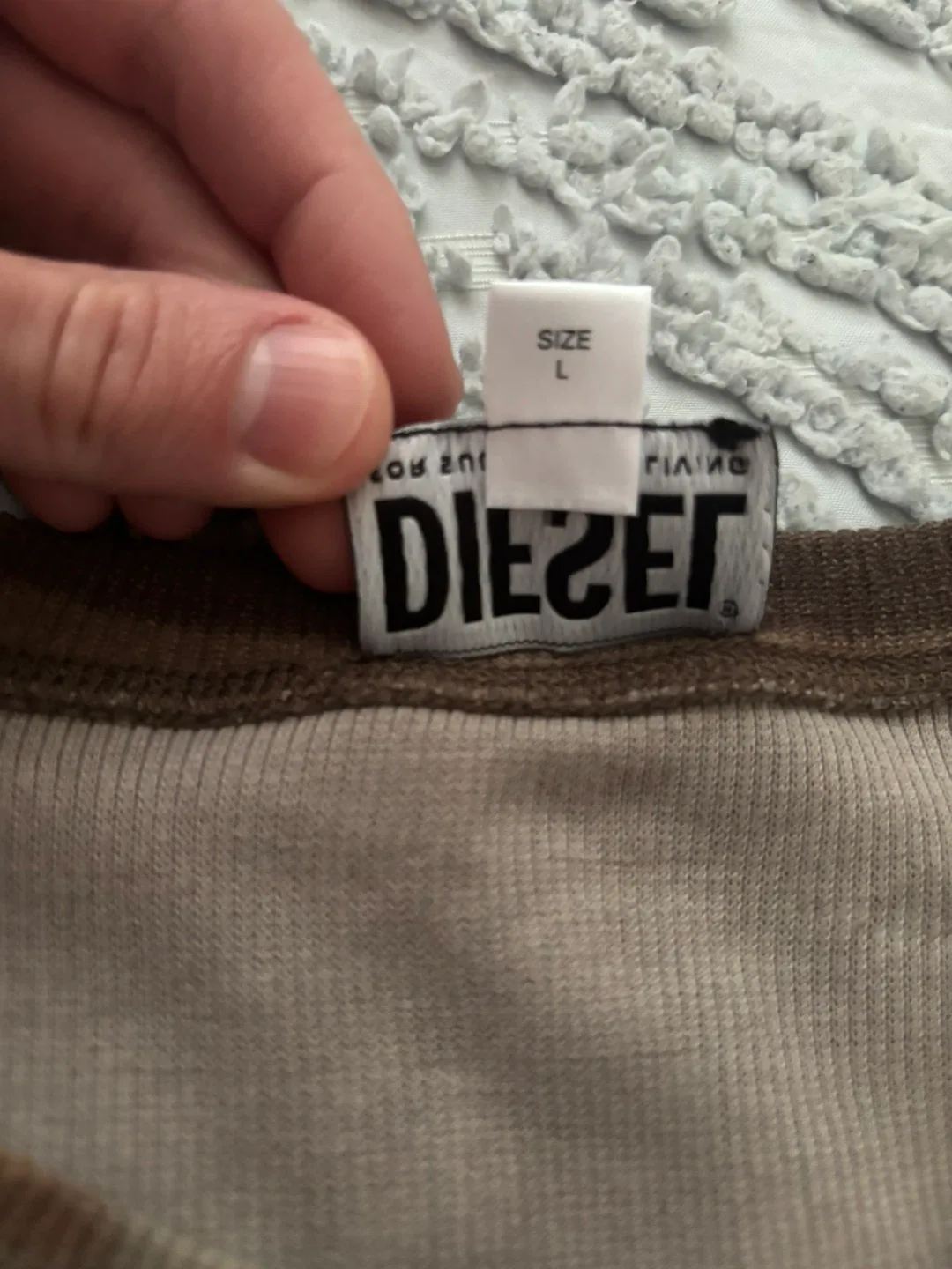 Diesel Long Sleeve Oversized Camo Shirt image indicator(4)