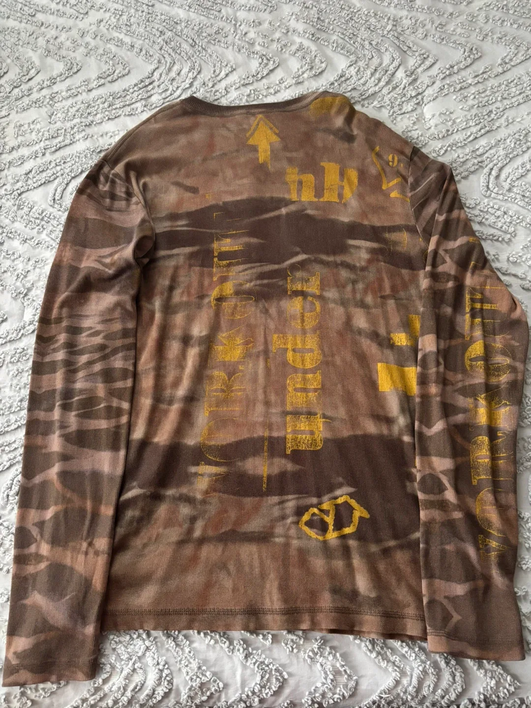 Diesel Long Sleeve Oversized Camo Shirt image indicator(2)