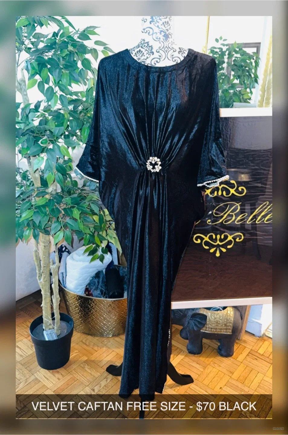 Velvet Caftan - Free Size image indicator(5)