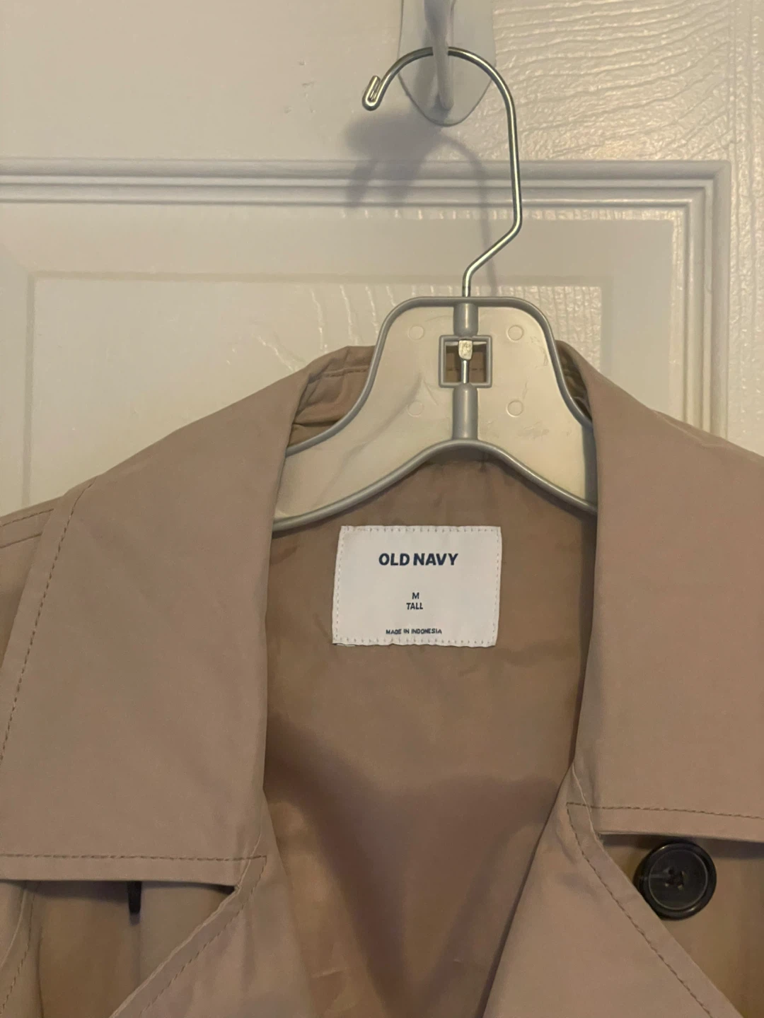 Old Navy Tan Trench Coat - Size M Tall - photo 3