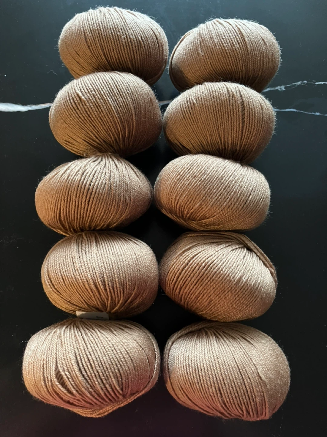 Brown Yarn Balls