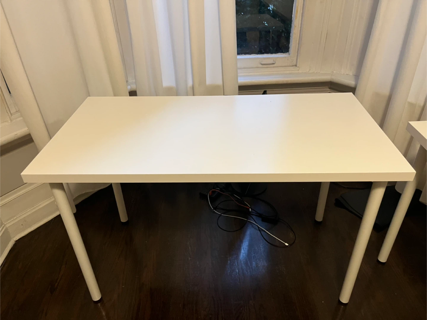 White IKEA Desk 120×60