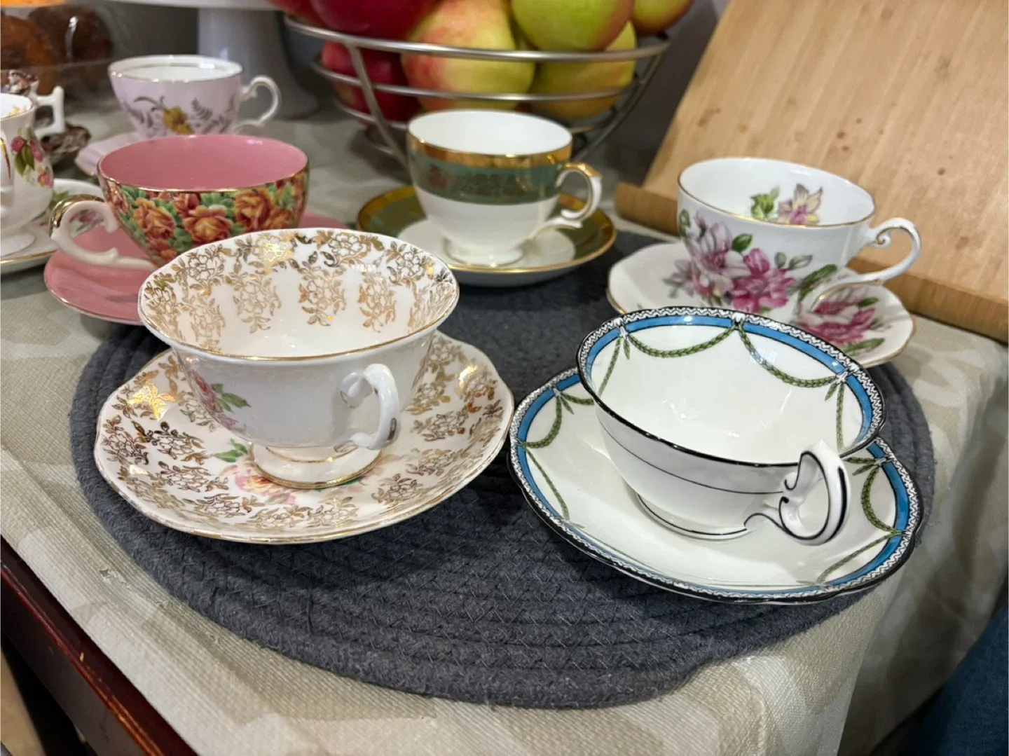 Vintage Teacups and Saucers image indicator(6)