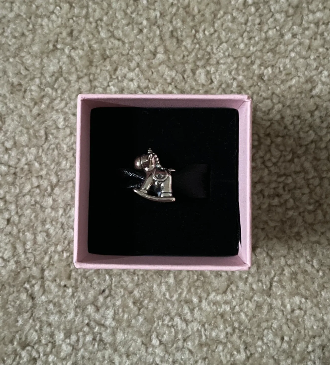 BRAND NEW Pandora Rocking Horse Charm thumbnail