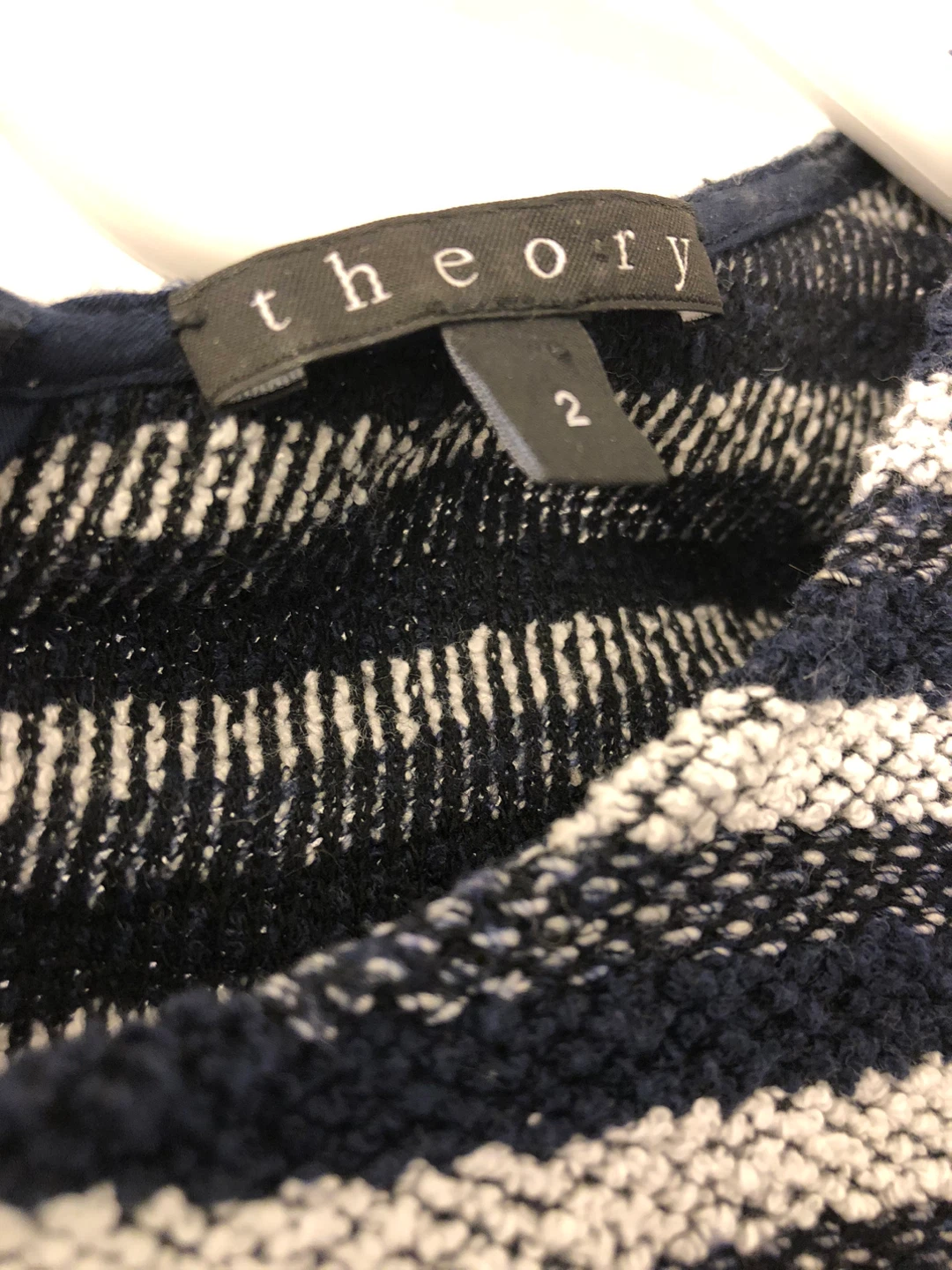Theory Striped Knit Dress - Size 2 - photo 3