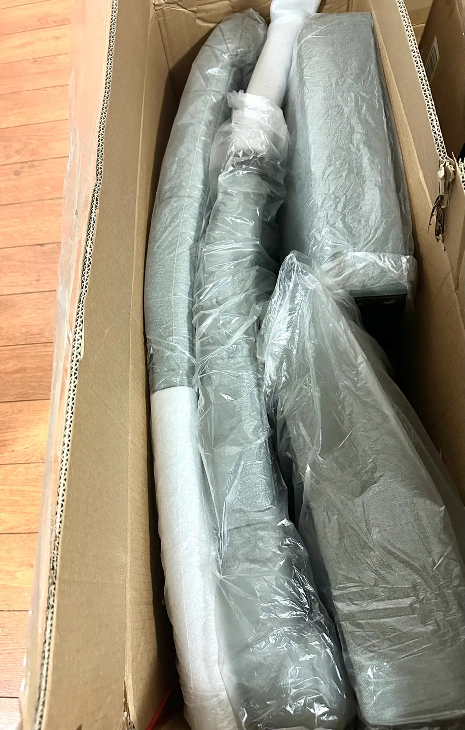 Elegant Dining Chair - Grey Tufted Button image indicator(2)