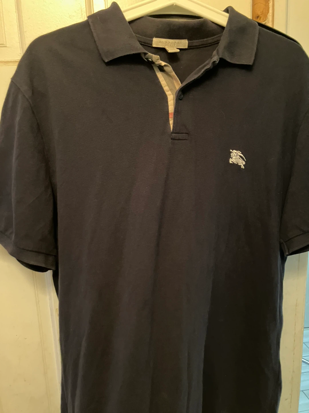 Burberry Brit Polo Shirt - XL - Navy Blue