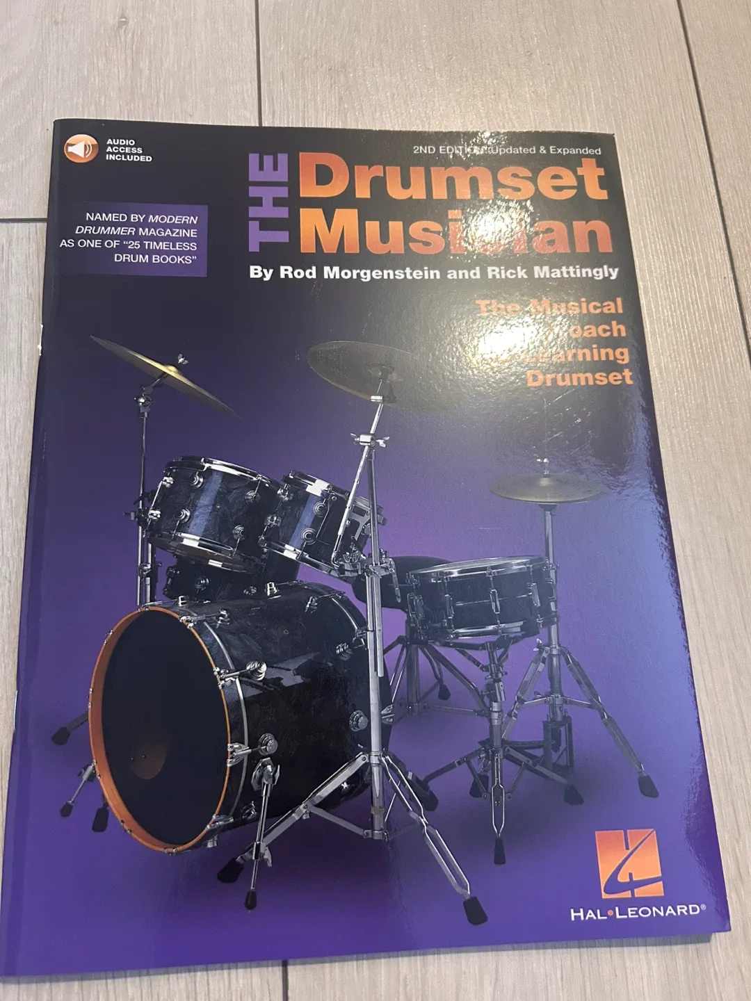 The drumset Musician Level 1 book image indicator(2)