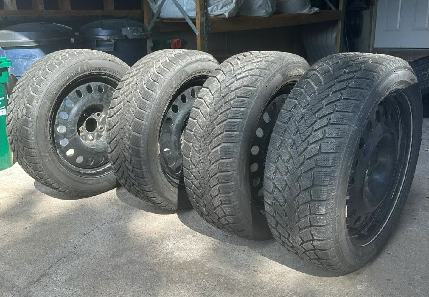 4x Snow Leopard Winter Tires 225/50R17